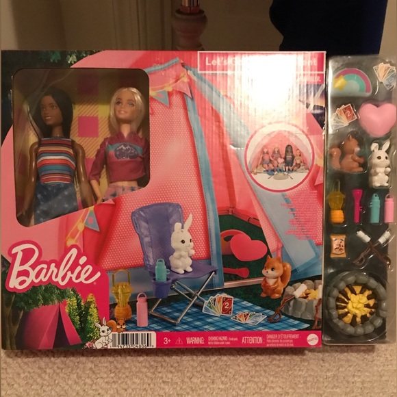 Barbie Other - Barbie Let’s go camping nwt